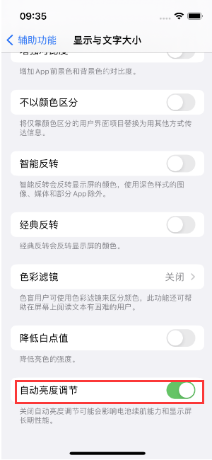 开鲁苹果15维修店分享iPhone 15 Pro系列屏幕亮度 