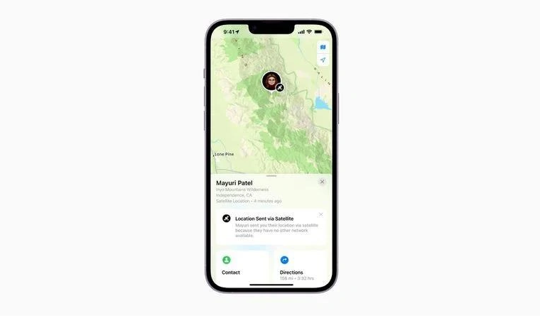 开鲁苹果14维修分享iPhone14系列中 FindMy功能通过卫星分享位置方法教程 