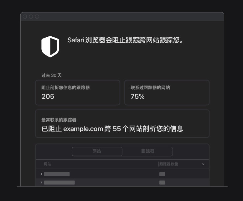 开鲁苹果手机维修分享如何在 Safari 浏览器中查看和打开隐私报告 